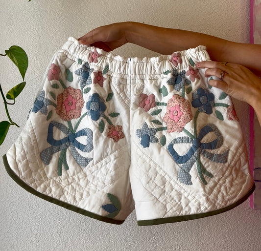 The Pearl Shorts (quilted)--Large