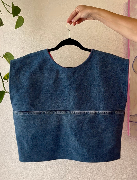 The Opal Shirt (denim)--Medium