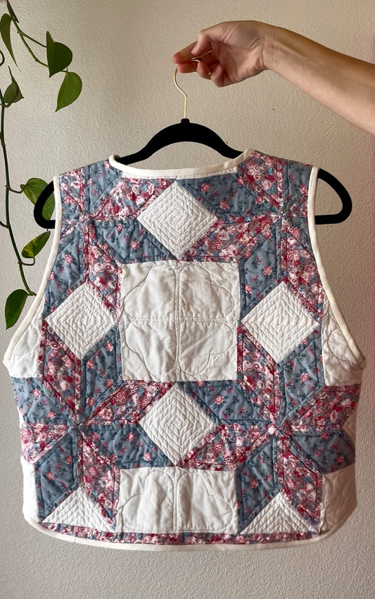 The Dottie Vest (quilted)--Medium