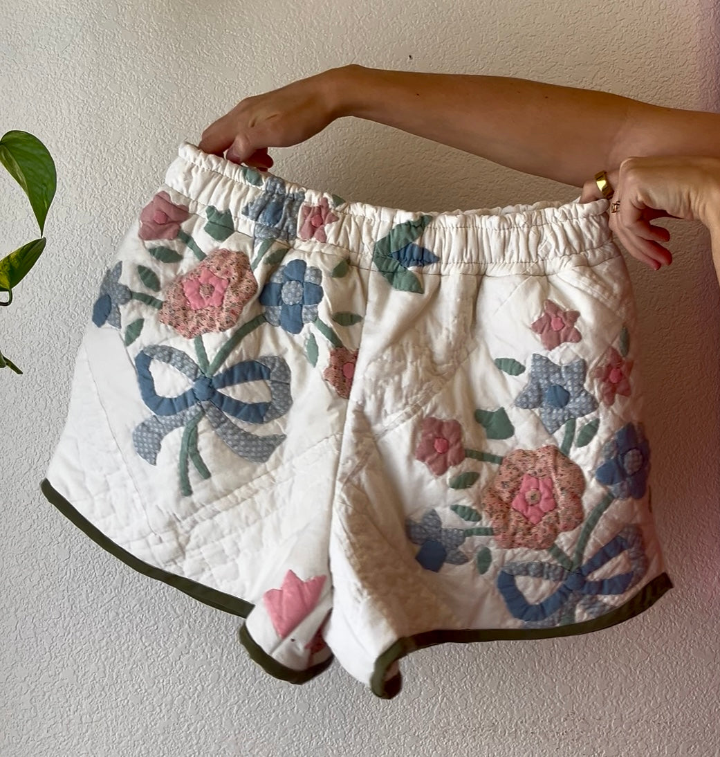 The Pearl Shorts (quilted)--Large