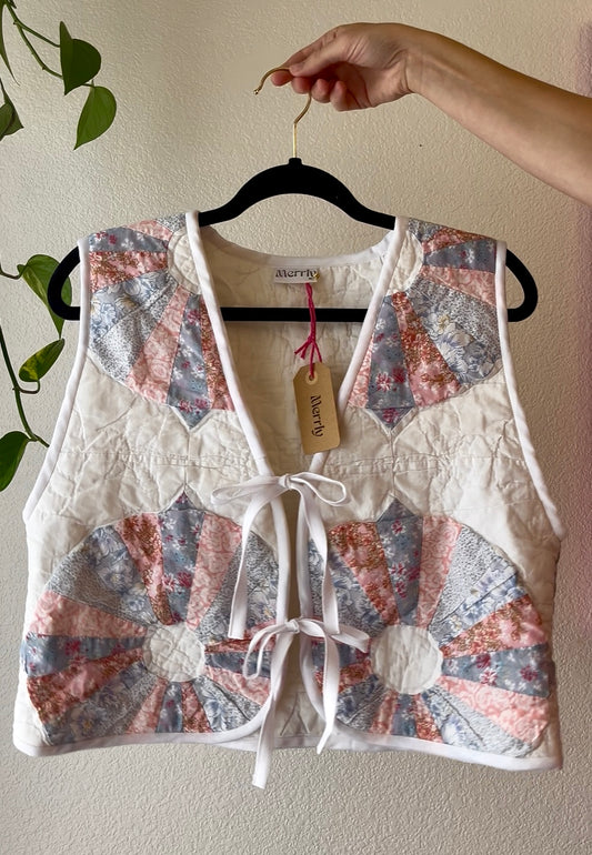 The Dottie Vest (quilted)--Medium