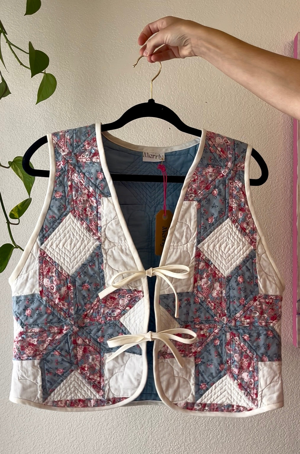 The Dottie Vest (quilted)--Medium